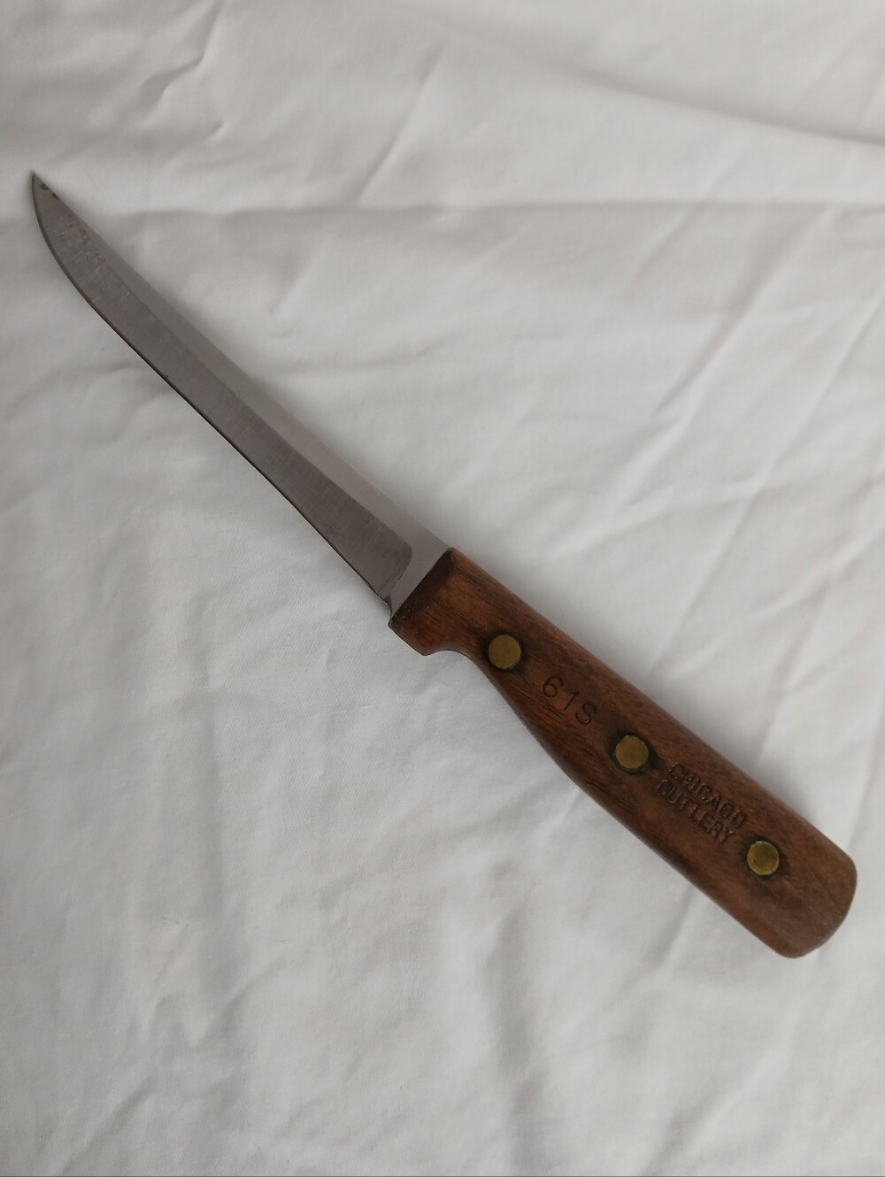 Vintage Chicago Cutlery 61S Boning Utility Knife Full Tang 6 Inch Blade